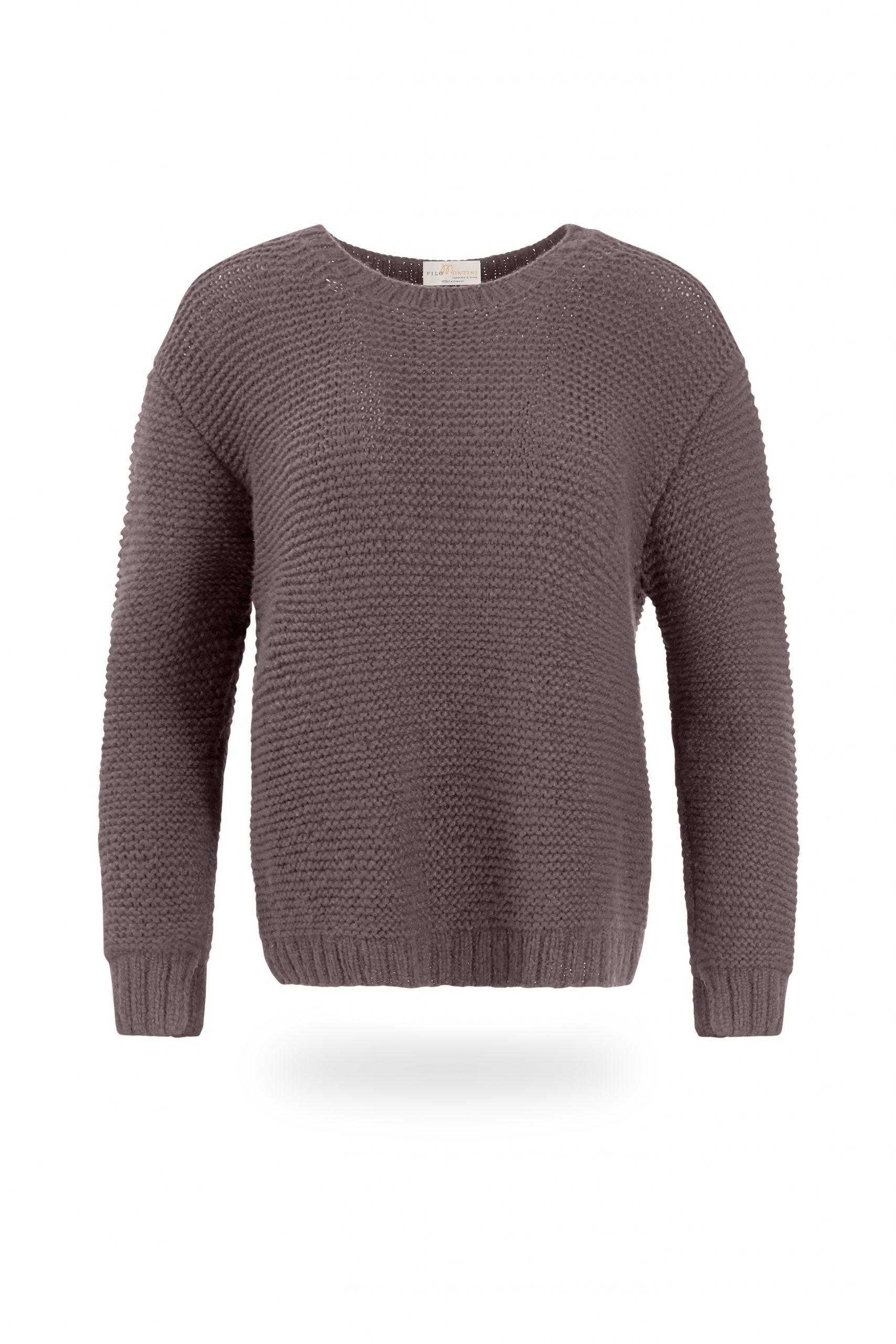 Pullover mit Rundhalsausschnitt Sabina100 % Cashmere Filomontini – Hand knitted