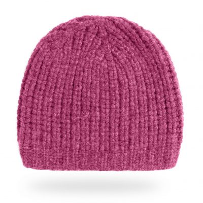 Mütze Caterina Patent gestrickt, pink