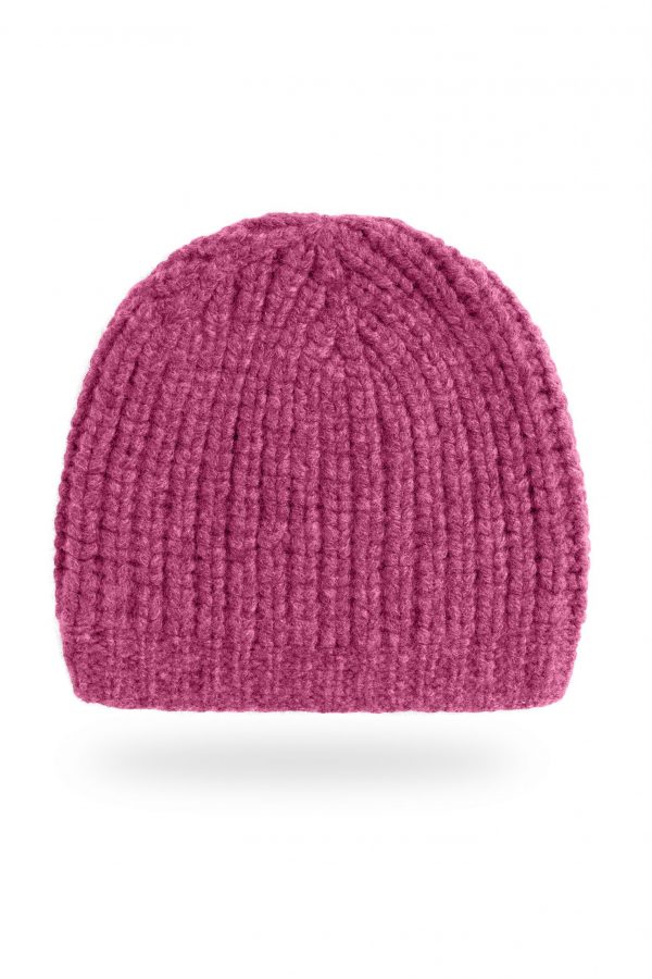 Mütze Caterina Patent gestrickt, pink