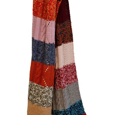 Unikatschal POP <br><div class="subHeadline">100 % Hand knitted Cashmere</div>